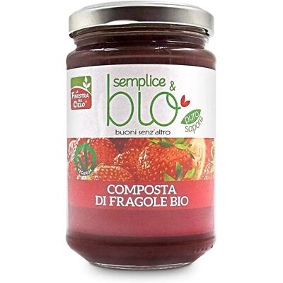LA FINESTRA SUL CIELO Bio Erdbeer Apfelmus - Fruchtaufstrich LA FINESTRA SUL CIELO Bio Erdbeer Apfelmus - Fruchtaufstrich