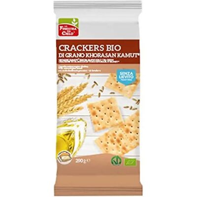 La Finestra Sul Cielo Crackers Kamut - Vegan Bio Sans Levure - 290g - Publicité La Finestra Sul Cielo Crackers Kamut - Vegan Bio Sans Levure - 290g - Publicité