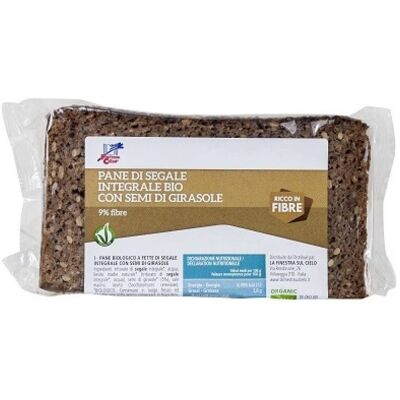 Probios Pane di segale integrale - Semi di girasole - Alto contenuto di fibre Probios Pane di segale integrale - Semi di girasole - Alto contenuto di fibre