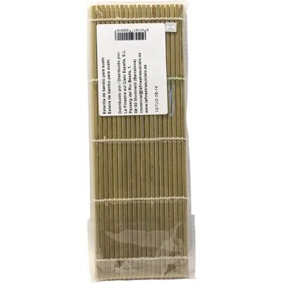 La Finestra sul Cielo Esteira de Bambu para Sushi - Preparação de Sushi La Finestra sul Cielo Esteira de Bambu para Sushi - Preparação de Sushi