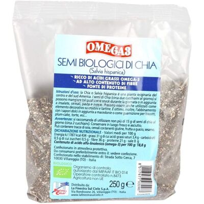 LA FINESTRA SUL CIELO Graines de Chia Omega 3 - Complément Alimentaire - Publicité LA FINESTRA SUL CIELO Graines de Chia Omega 3 - Complément Alimentaire - Publicité