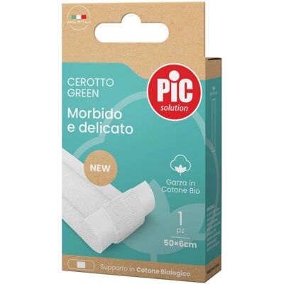 Strips de coton bio vert Pikdare Spa 50x6 cm - Publicité Strips de coton bio vert Pikdare Spa 50x6 cm - Publicité