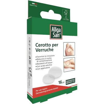 Cerotto Verruche AllgaSan - Dispositivo medico CE Cerotto Verruche AllgaSan - Dispositivo medico CE
