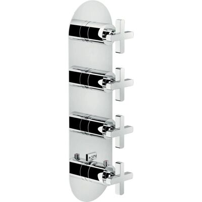 Nobili LR116103CR Thermostatischer 3-Wege-Duschmischer - Serie Lira Nobili LR116103CR Thermostatischer 3-Wege-Duschmischer - Serie Lira