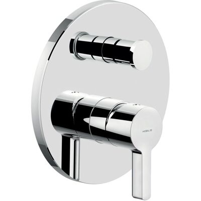 Nobili Lira Wandmontierter 2-Wege Duschmischer - Messing - Chrom Nobili Lira Wandmontierter 2-Wege Duschmischer - Messing - Chrom