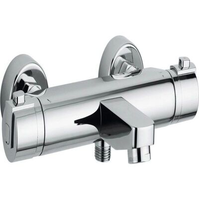 Mélangeur thermostatique Nobili TYKO - Mur, Chrome, Sortie 1/2" - Bain/Douche - Publicité Mélangeur thermostatique Nobili TYKO - Mur, Chrome, Sortie 1/2" - Bain/Douche - Publicité