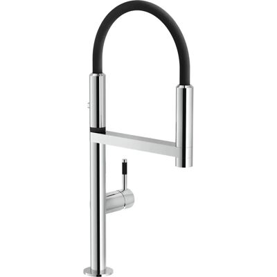 Miscelatore Cucina Nobili Move Cromato - Bocca Girevole 360°, Doppio Getto Miscelatore Cucina Nobili Move Cromato - Bocca Girevole 360°, Doppio Getto
