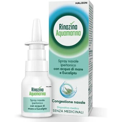 Haleon Italy Srl Rinazina Aquamarina Spray Nasale - Decongestionante Haleon Italy Srl Rinazina Aquamarina Spray Nasale - Decongestionante