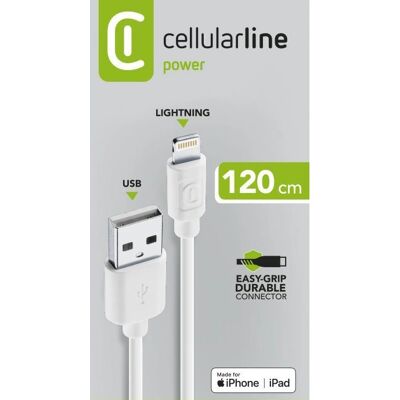 Kabel Lightning do iPhone - 1,2m Biały - Ładowanie & Synchronizacja Kabel Lightning do iPhone - 1,2m Biały - Ładowanie & Synchronizacja
