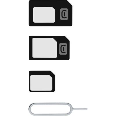Cellularline Universal-SIM-Adapterset - Micro/Nano-SIM Cellularline Universal-SIM-Adapterset - Micro/Nano-SIM
