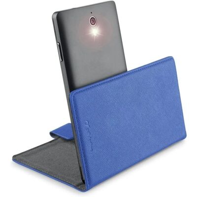 Cellularline - BOOKUNI2LB - Bleu - Folio - coque de téléphone - Publicité Cellularline - BOOKUNI2LB - Bleu - Folio - coque de téléphone - Publicité