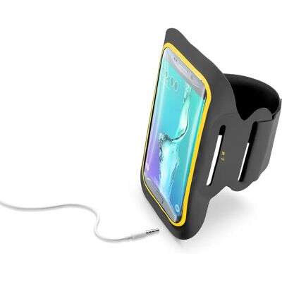 Banda deportiva de microfibra Cellular Line ARMBANDFIT55K - Fundas para teléfonos Banda deportiva de microfibra Cellular Line ARMBANDFIT55K - Fundas para teléfonos