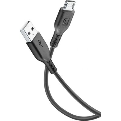 Cavo USB Cellularline - 0,6m - Nero - Micro-USB B - USB 2.0 - Tipo di prodotto Cavo USB Cellularline - 0,6m - Nero - Micro-USB B - USB 2.0 - Tipo di prodotto