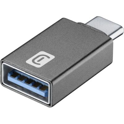 Cellularline USB-Adapter - USB-C auf USB-A Schwarz Cellularline USB-Adapter - USB-C auf USB-A Schwarz