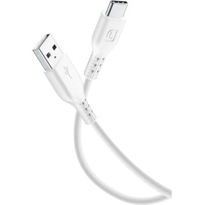 Cavo USB Cellularline 38577 1,2 m USB A USB C Bianco - Cavo USB Cavo USB Cellularline 38577 1,2 m USB A USB C Bianco - Cavo USB