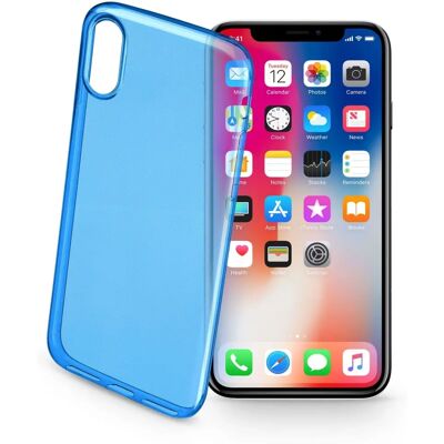 Cellularline Cellularline iPhone X Sininen - Puhelimen suojus Cellularline Cellularline iPhone X Sininen - Puhelimen suojus