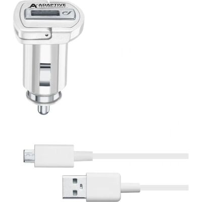 Cellularline CBRSMKIT15WMUSBW - 15W hurtig biloplader til Samsung Cellularline CBRSMKIT15WMUSBW - 15W hurtig biloplader til Samsung