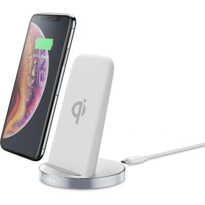 Cellularline Wireless Charger Stand - Schnelles Qi Laden für iPhone Cellularline Wireless Charger Stand - Schnelles Qi Laden für iPhone