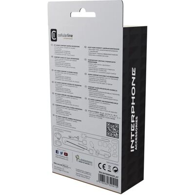 Cellular Line Kit Audio Universel (MICINTERPHOFLAT) - Publicité Cellular Line Kit Audio Universel (MICINTERPHOFLAT) - Publicité