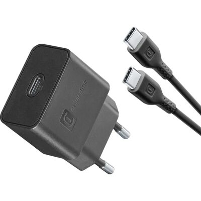 Cellularline Samsung A70 A80 A90 Ladegerät - 25W USB-C Super Fast Charge Cellularline Samsung A70 A80 A90 Ladegerät - 25W USB-C Super Fast Charge