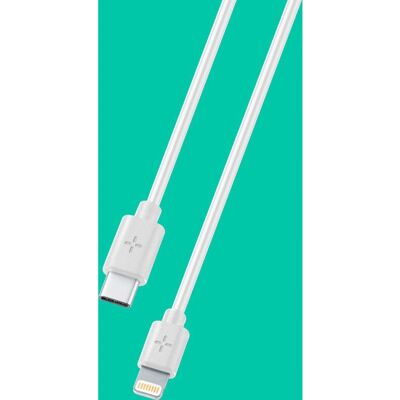 Cable Lightning PLOOS - 8018080367762 - Blanco - Carga y transferencia Cable Lightning PLOOS - 8018080367762 - Blanco - Carga y transferencia