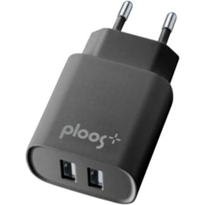 PLOOS 8018080367809 - Chargeur USB Double - Charge rapide - Noir - Publicité PLOOS 8018080367809 - Chargeur USB Double - Charge rapide - Noir - Publicité