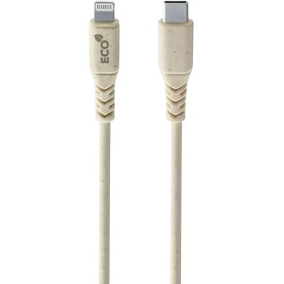 Cellularline eco USB-C vers Lightning 120cm Beige Cellularline eco USB-C vers Lightning 120cm Beige