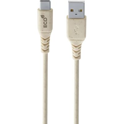 Câble de données Cellularline BECOME Eco 120cm USB à USB-C Câble de données Cellularline BECOME Eco 120cm USB à USB-C