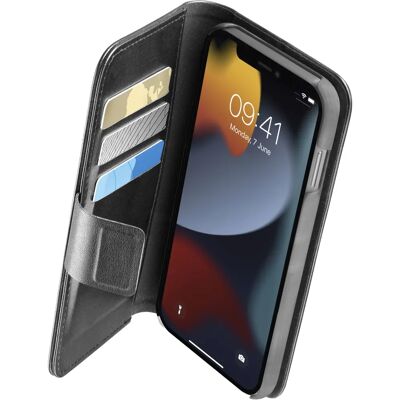 Cellularline iPhone 13 Pro Max Buchhülle - Schwarz - Book Cover mit Ständer Cellularline iPhone 13 Pro Max Buchhülle - Schwarz - Book Cover mit Ständer
