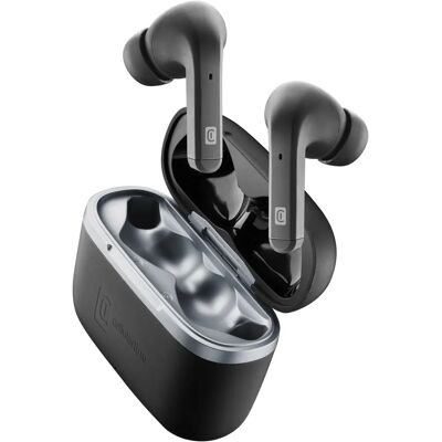 Auricolari Cellularline Cellularline BTKEENTWSK - Stereo Wireless In-ear Nero Auricolari Cellularline Cellularline BTKEENTWSK - Stereo Wireless In-ear Nero