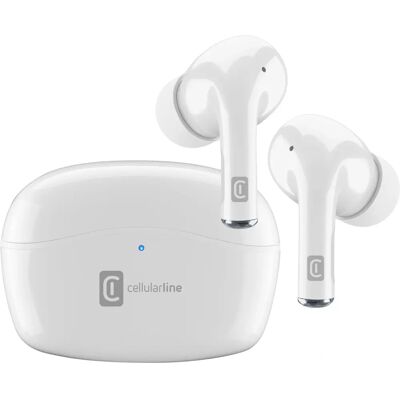 Cellularline Vivid True Wireless - ANC, 21h, Weiß Cellularline Vivid True Wireless - ANC, 21h, Weiß