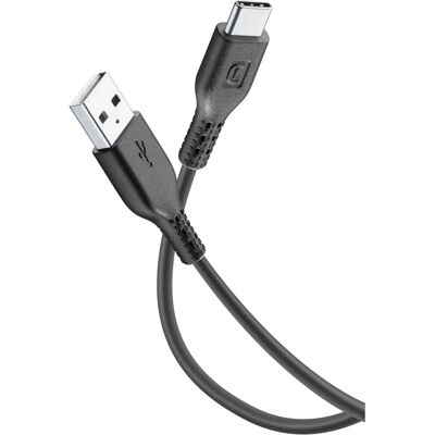 Cavo USB Cellularline - 1,2 m, USB A a USB C, Nero - Cavo USB Cavo USB Cellularline - 1,2 m, USB A a USB C, Nero - Cavo USB