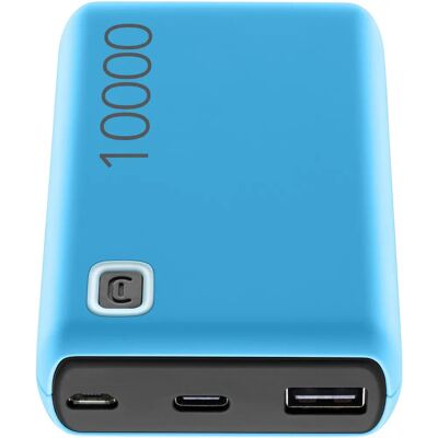 Power Bank Cellularline 10000mAh Noir - Power Bank Power Bank Cellularline 10000mAh Noir - Power Bank
