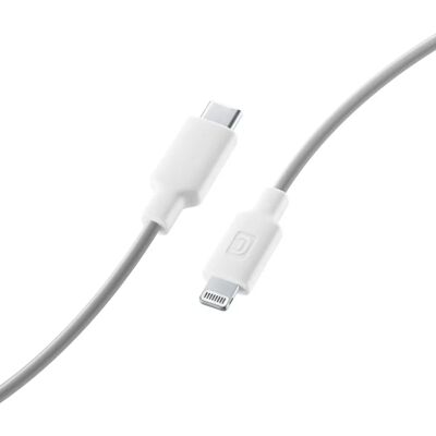 Câble Lightning Blanc 1m Cellularline - USB-C à Lightning Câble Lightning Blanc 1m Cellularline - USB-C à Lightning