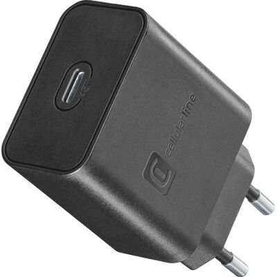 Carregador Universal USB-C 45W Cellularline - Carregamento rápido - Regulação automática de tensão Carregador Universal USB-C 45W Cellularline - Carregamento rápido - Regulação automática de tensão