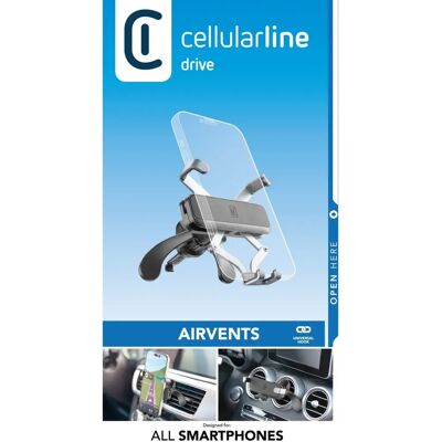 Cellularline GravityHolderVentk - Universelle Autohalterung Cellularline GravityHolderVentk - Universelle Autohalterung