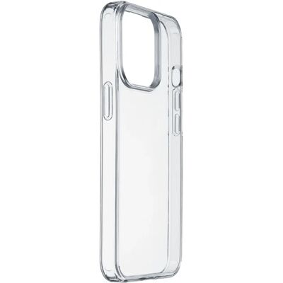 Capa CellularLine Clear Duo para iPhone 14 Pro - Transparente, Antibacteriana, Resistente a choques Capa CellularLine Clear Duo para iPhone 14 Pro - Transparente, Antibacteriana, Resistente a choques