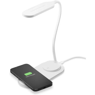 Cellularline Kabellose LED-Lampe mit Schnellladen - Weiß - Smartphone-Leuchte Cellularline Kabellose LED-Lampe mit Schnellladen - Weiß - Smartphone-Leuchte