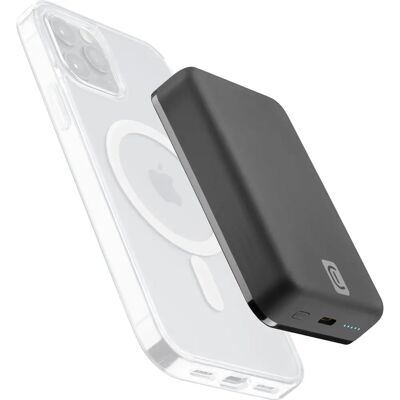Power Bank Cellularline MagSafe 10000mAh Noir Power Bank Cellularline MagSafe 10000mAh Noir