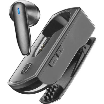 Trådlöst mono Bluetooth-headset CellularLine CLIP PRO - Brusreducering, Svart Trådlöst mono Bluetooth-headset CellularLine CLIP PRO - Brusreducering, Svart