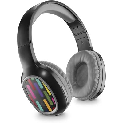 Music Sound BTHEADBMSBASICFANK Cuffie - Wireless e con cavo per musica Music Sound BTHEADBMSBASICFANK Cuffie - Wireless e con cavo per musica