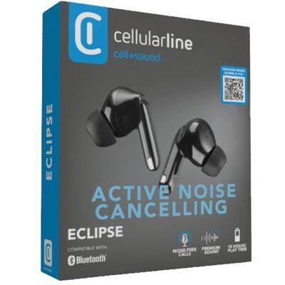 Cellular Line Eclipse Kabellose In-Ear-Kopfhörer - Bluetooth 5.1, Geräuschunterdrückung Cellular Line Eclipse Kabellose In-Ear-Kopfhörer - Bluetooth 5.1, Geräuschunterdrückung