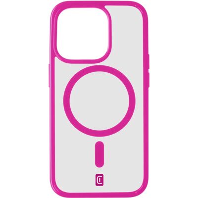 Coque Cellularline iPhone 15 Pro Fuchsia Transparente MagSafe Coque Cellularline iPhone 15 Pro Fuchsia Transparente MagSafe