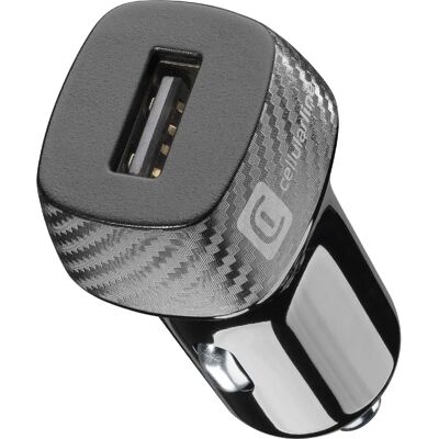 Chargeur voiture Cellularline CBRUSB12WK - Smartphone, Noir - Publicité Chargeur voiture Cellularline CBRUSB12WK - Smartphone, Noir - Publicité