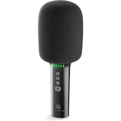 Music Sound BTSPKMSMICK Microfono Nero - Altoparlante con microfono Music Sound BTSPKMSMICK Microfono Nero - Altoparlante con microfono