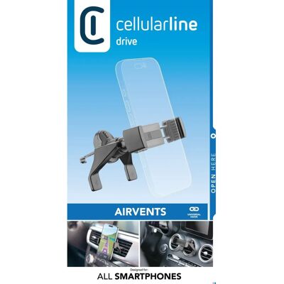 Cellularline Spin Fit bilhållare - Justerbar ventilationsfäste Cellularline Spin Fit bilhållare - Justerbar ventilationsfäste