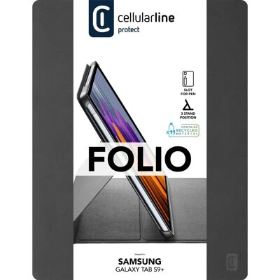 Capa para Tablet Galaxy S9+ com Suporte - Cellularline Capa para Tablet Galaxy S9+ com Suporte - Cellularline