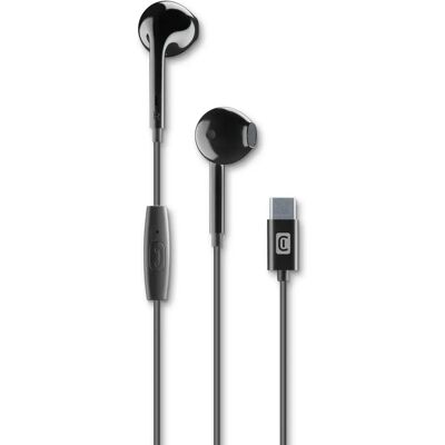 Casque Cellularline AUCAPSULETYPECK - In-Ear filaire Appels/Musique Noir - Publicité Casque Cellularline AUCAPSULETYPECK - In-Ear filaire Appels/Musique Noir - Publicité