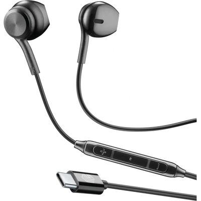 Cellular Line Aucapsulemstypec2k - Auricolari cablati con cancellazione del rumore Cellular Line Aucapsulemstypec2k - Auricolari cablati con cancellazione del rumore
