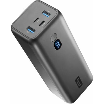 Power Bank CellularLine MAXI 27000 - 4 Portas, 100W Power Bank CellularLine MAXI 27000 - 4 Portas, 100W